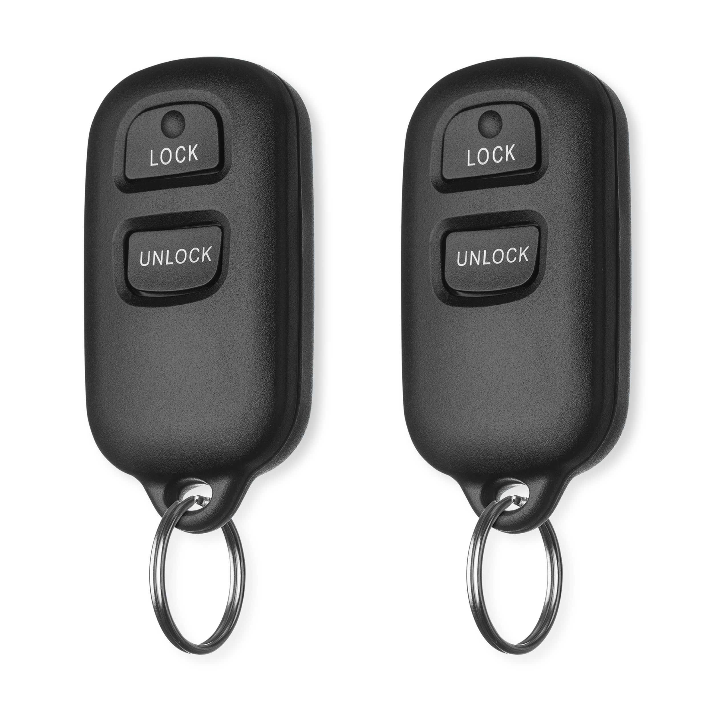 FOBTEK Key Fob Keyless Entry Remote for Toyota Tacoma Highlander Scion xB Replacement for HYQ12BBX, 89742-42120 (2-Button)